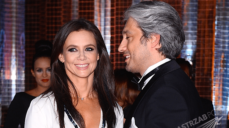 Kinga Rusin i Marek Kujawa na balu TVN 2015