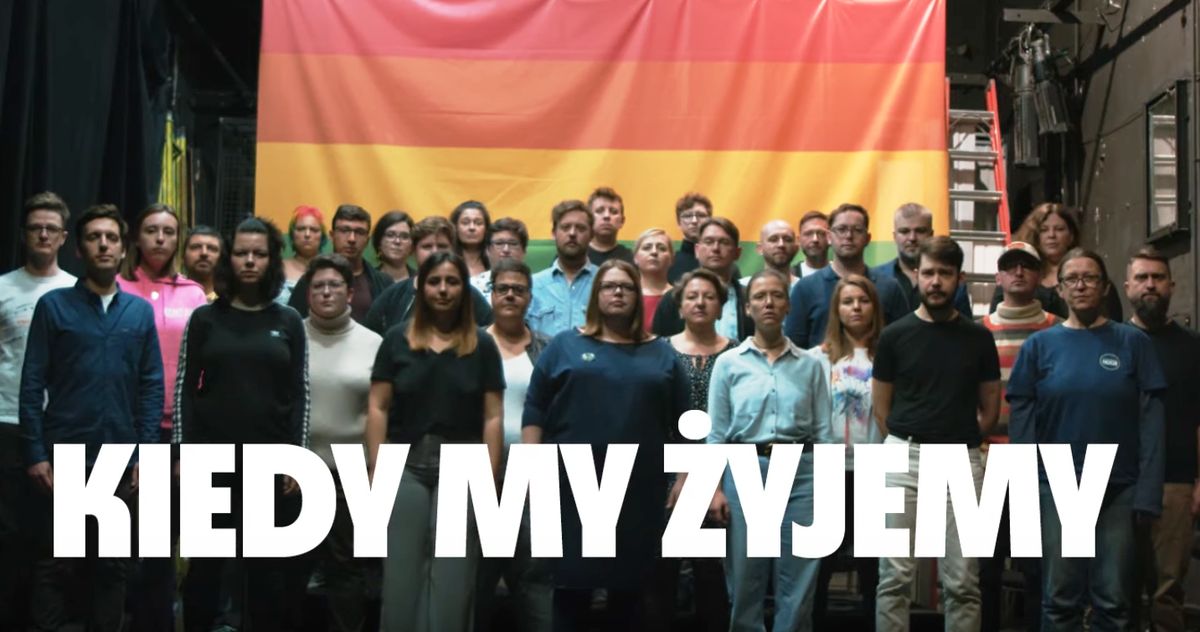 Chór LGBT+ odśpiewał "Mazurka Dąbrowskiego". "Ten zbiór 'my' łączy w sobie wiele osób"