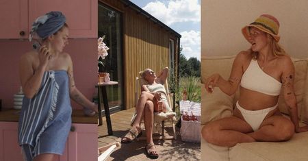 Iga Krefft mieszka na 35 metrach kwadratowych. Ma różową kuchnię i taras z widokiem na las (ZDJĘCIA)
