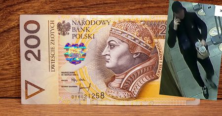 Ale numer! Zapłacił zabawkowym banknotem, teraz szuka go policja