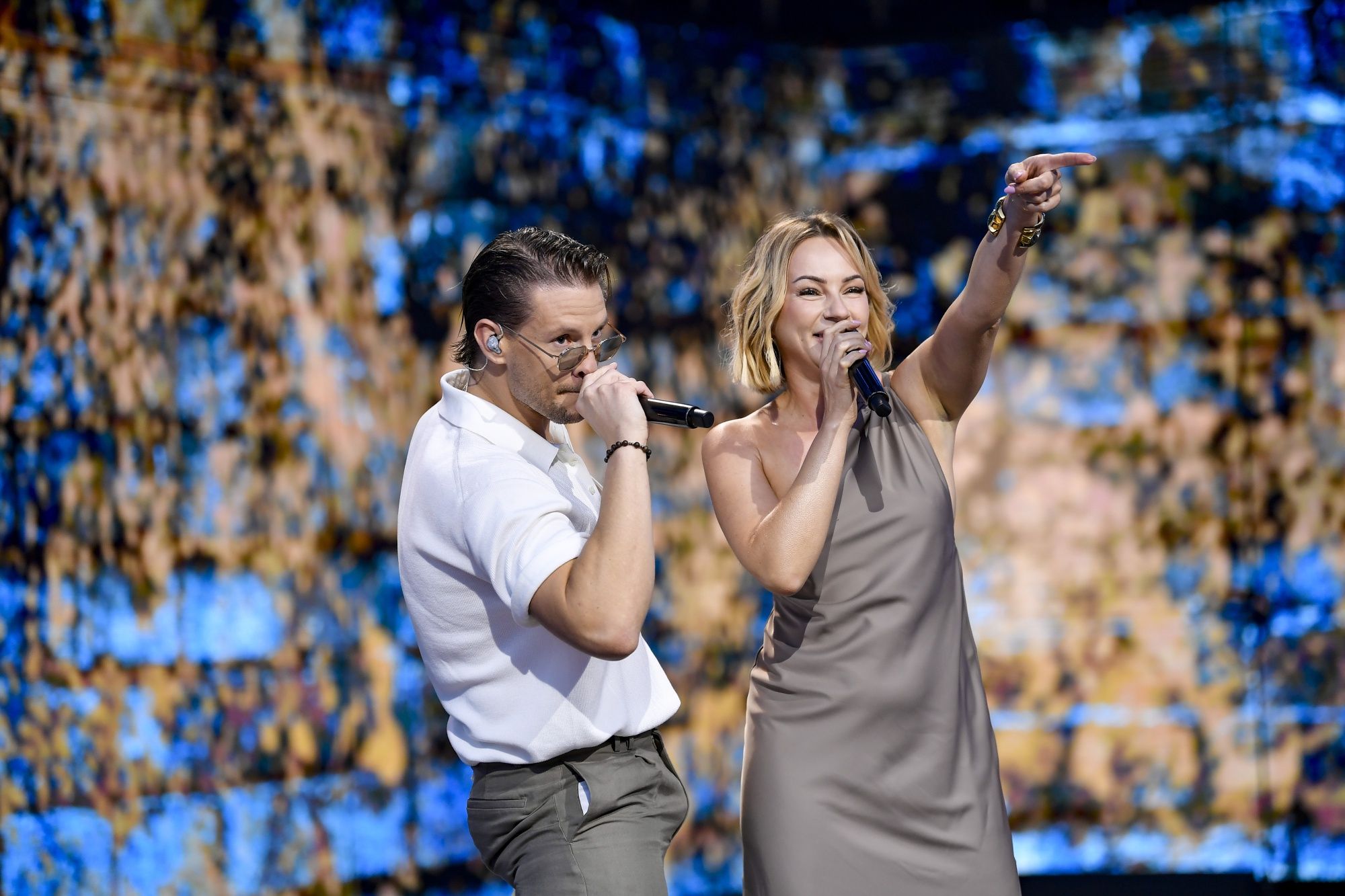 Sebastian Fabijański i Darya Frączek na Festiwalu w Opolu