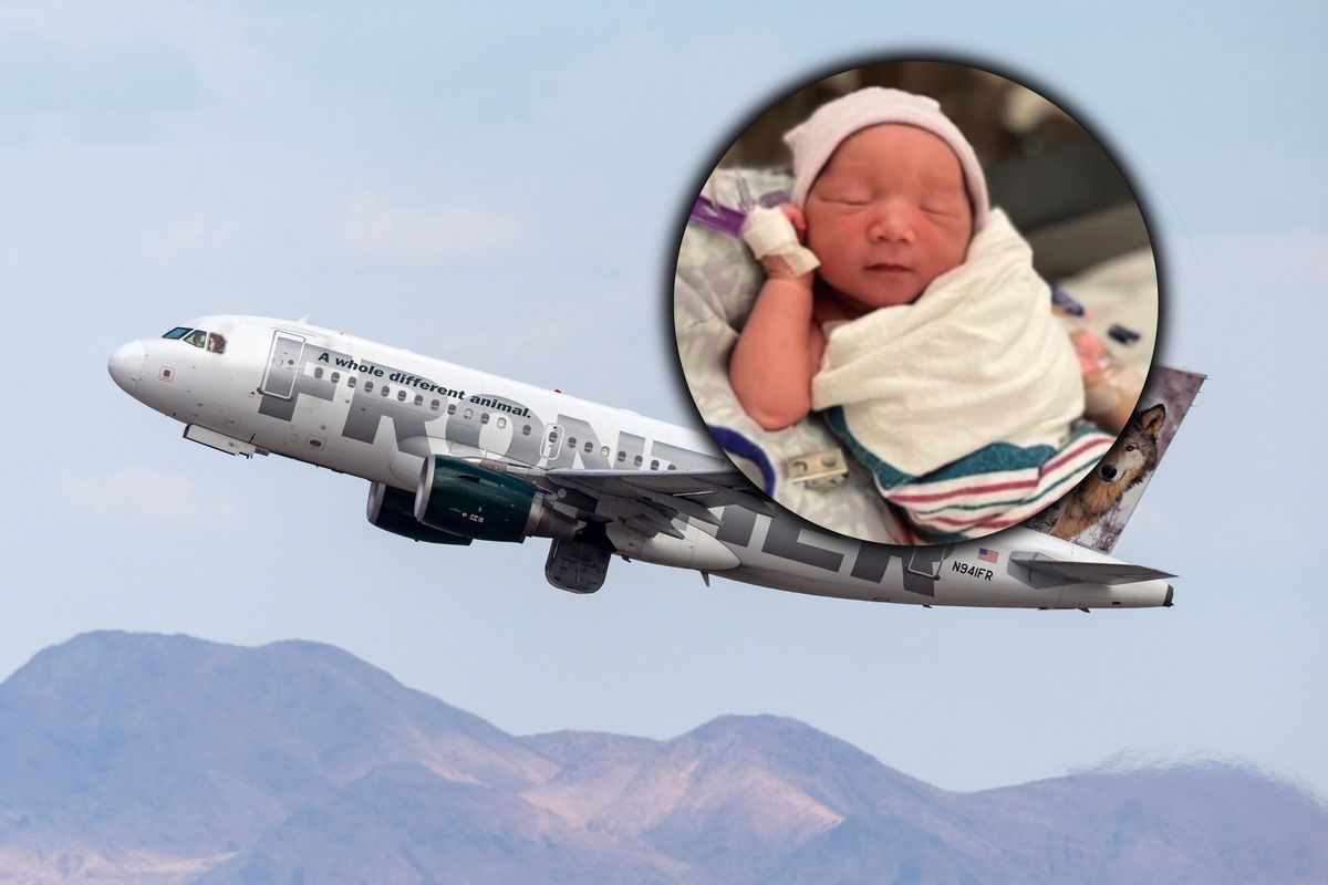 Dziecko przyszło na świat podczas lotu do Orlando 
