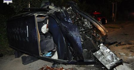 Wypadek w Wiskach. Nie żyje 28-letni kierowca BMW
