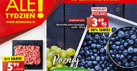 Biedronka nowa gazetka 14.07-20.07. Promocje Biedronka od czwartku 14 lipca