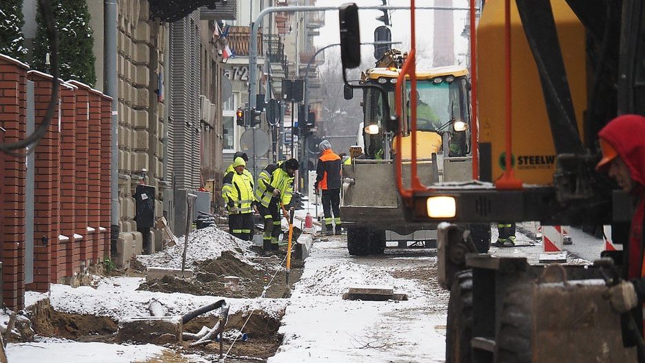 Ulica Radwańska w remoncie