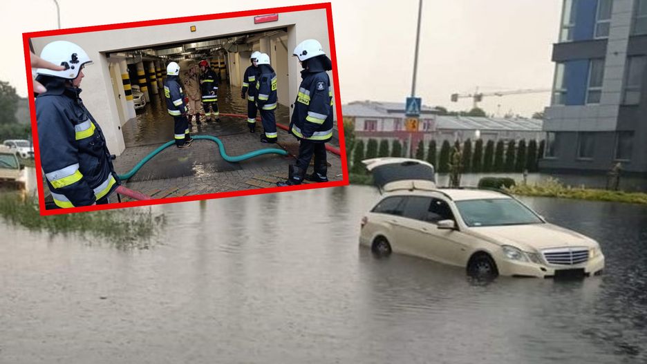 Zamość po wtorkowej ulewie