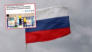 Ukrainki stanęły obok niej na podium. Tak zareagowali Rosjanie