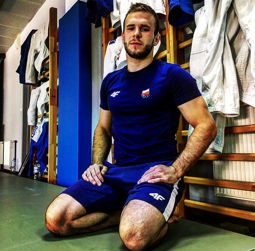 Damian Szwarnowiecki podczas zgrupowania w Centralnym Ośrodku Sportu w Giżycku. fot. Paweł Kapusta