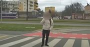 "Szeryf" z przejścia dla pieszych. Kierowca pokazał to nagranie policji