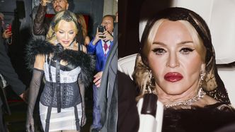 66-letnia Madonna w osobliwej stylizacji kroczy na imprezę Dolce&Gabbana w Mediolanie. Wygląda jak na Instagramie?