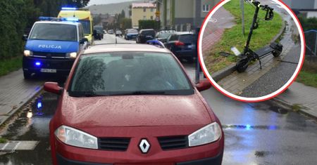 27-latka potrąciła 17-latka na hulajnodze. O krok od dramatu w Rumi