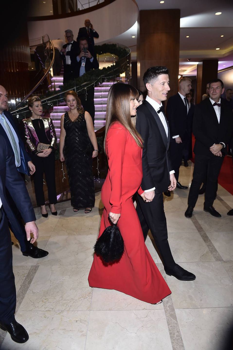 Anna Lewandowska w ciąży i Robert Lewandowski – Gala Mistrzów Sportu 2020