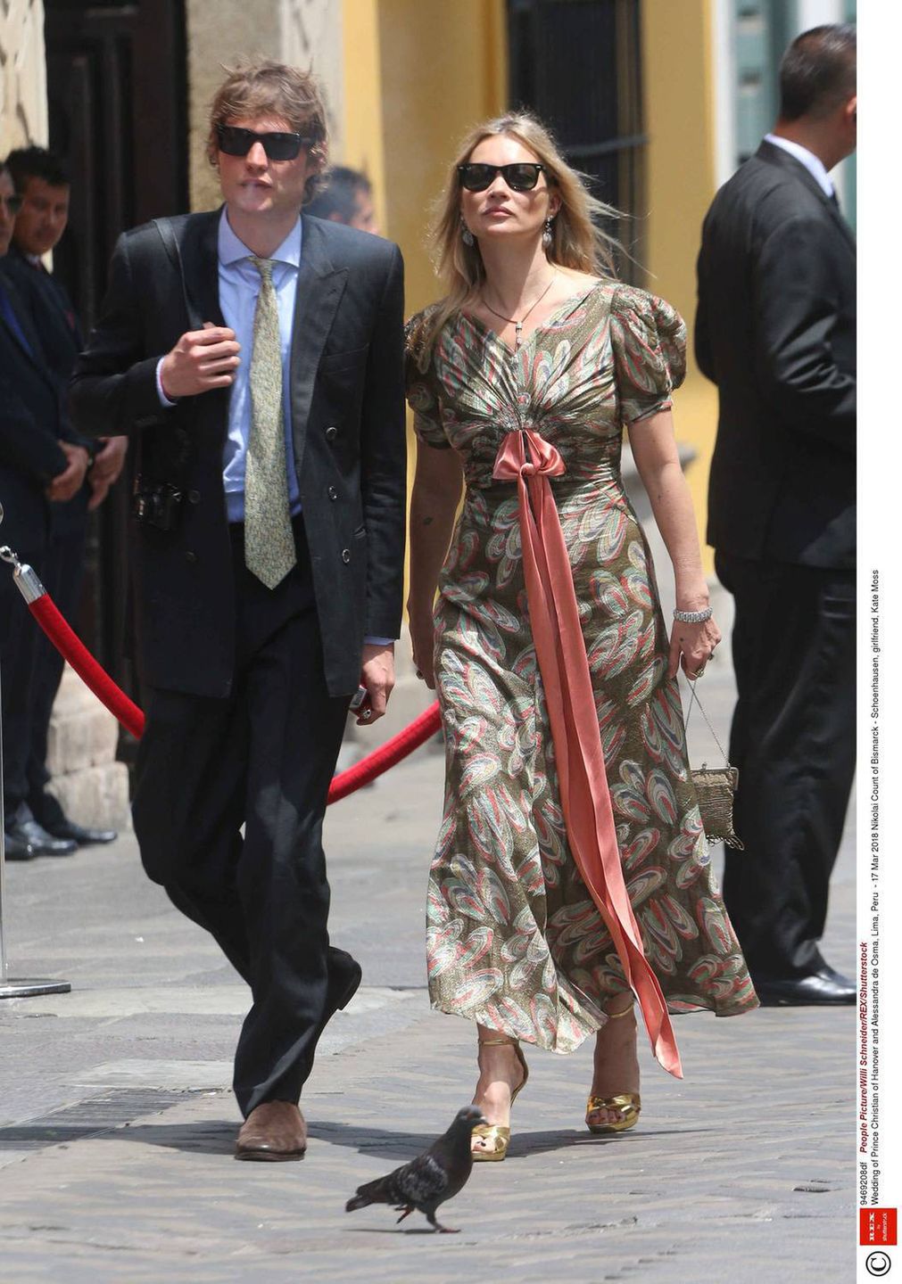 Kate Moss i Nikolai Von Bismarck na ślubie duńskiego Księcia Christiana i Alessandry de Osmy