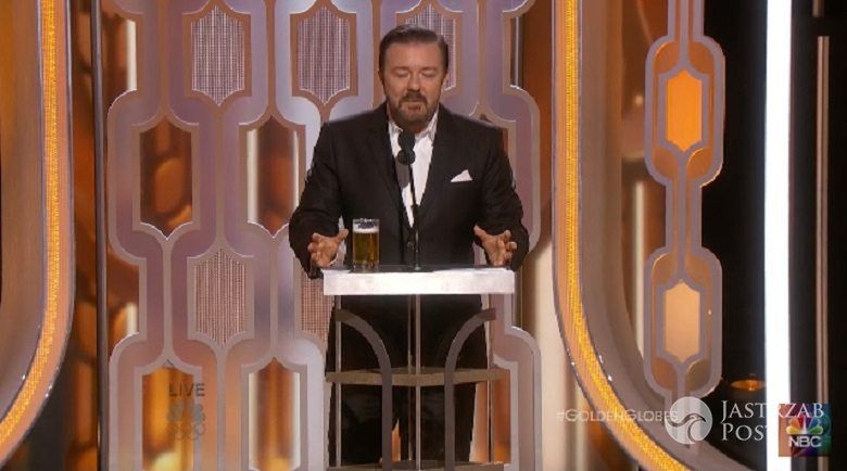 Ricky Gervais - monolog, Złote Globy 2016