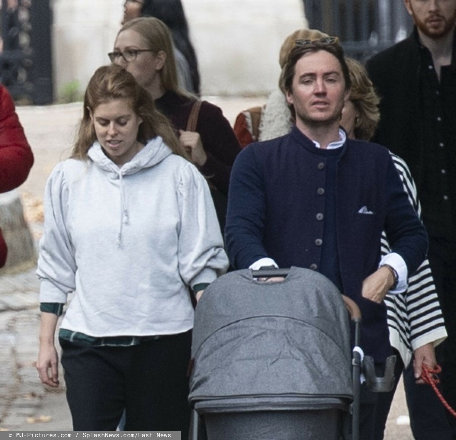 Księżniczka Beatrice z mężem i córką