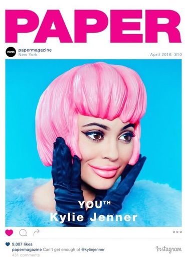 Kylie Jenner, "Paper", kwiecień 2016 (fot. Erik Madigan Heck)