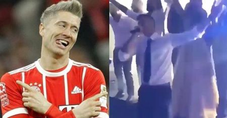 Lewandowski śpiewa "Wehikuł czasu" na weselu córki Korcz! Internauci: "Trochę fałsz"