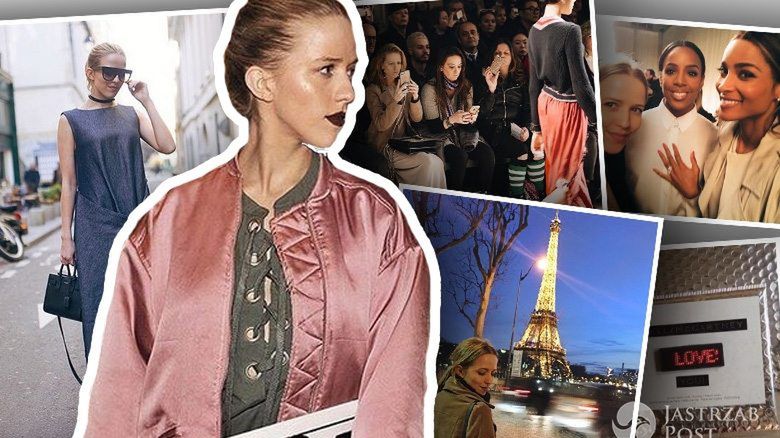 Jessica Mercedes na Paris Fashion Week (fot. Instagram)