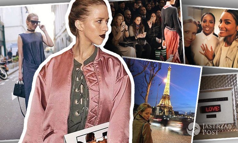 Jessica Mercedes na Paris Fashion Week (fot. Instagram)