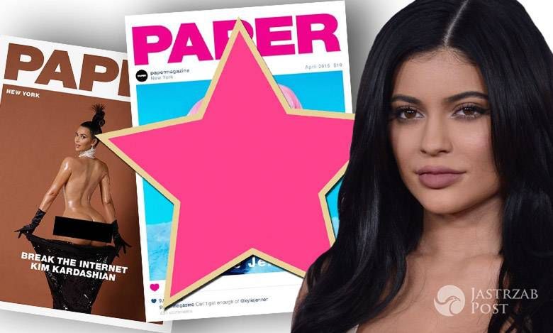 Plastikowa Kylie Jenner na okładce tego samego magazynu, w którym kiedyś Kim Kardashian wypinała pupę