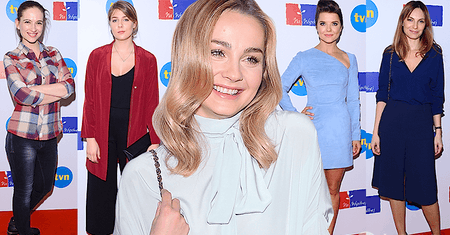 Stylowa obsada "Na Wspólnej" promuje 15 sezon serialu: Małgorzata Socha, Marta Wierzbicka, Joanna Jabłczyńska