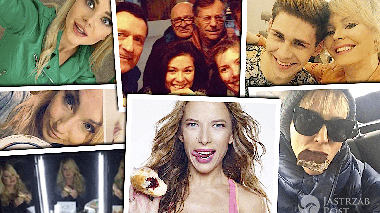 Gwiazdy jedzą pączki na tłusty czwartek 2016