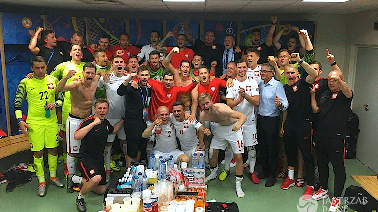 Polacy w szatni 1/4 EURO 2016