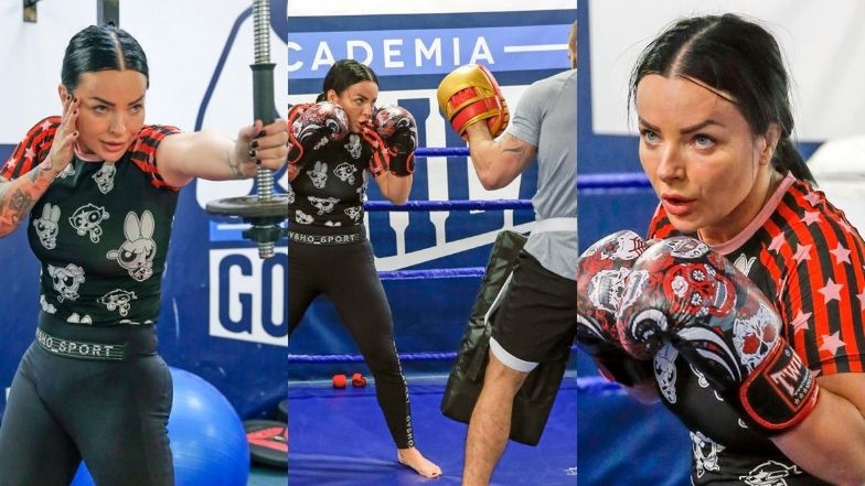 Narzeczona Artura Szpilki, Kamila Wybrańczyk, trenuje tajski boks