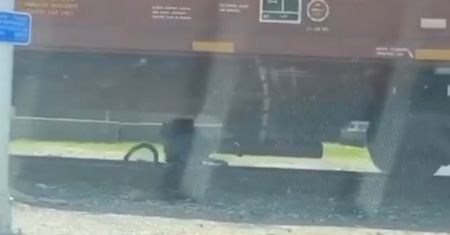 Z rowerem pod pociąg. Nie chciał czekać na przejeździe kolejowym. Przeszedł pod kołami jadącego pociągu
