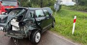 Zderzenie pociągu z osobówką na przejeździe kolejowym. Kierująca tłumaczyła, że się zamyśliła