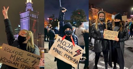 Celebryci na piątkowym Strajku Kobiet: Anna Mucha o kulach, Julia Wieniawa z Jessicą Mercedes, Barbara Kurdej-Szatan (ZDJĘCIA)