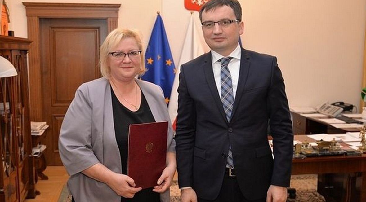 Małgorzata Manowska i Zbigniew Ziobro