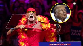 Hogan otwarcie popierał Trumpa. Oto co zrobił na jego wiecu