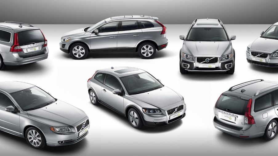 Obecna paleta ekonomicznych Volvo DRIVe