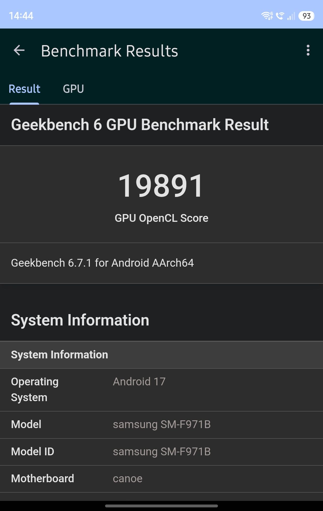 Samsung Galaxy Z Fold 8 - benchmarki
