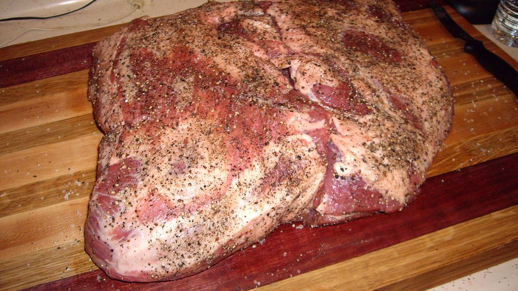 Surowa solona wieprzowina peklowana