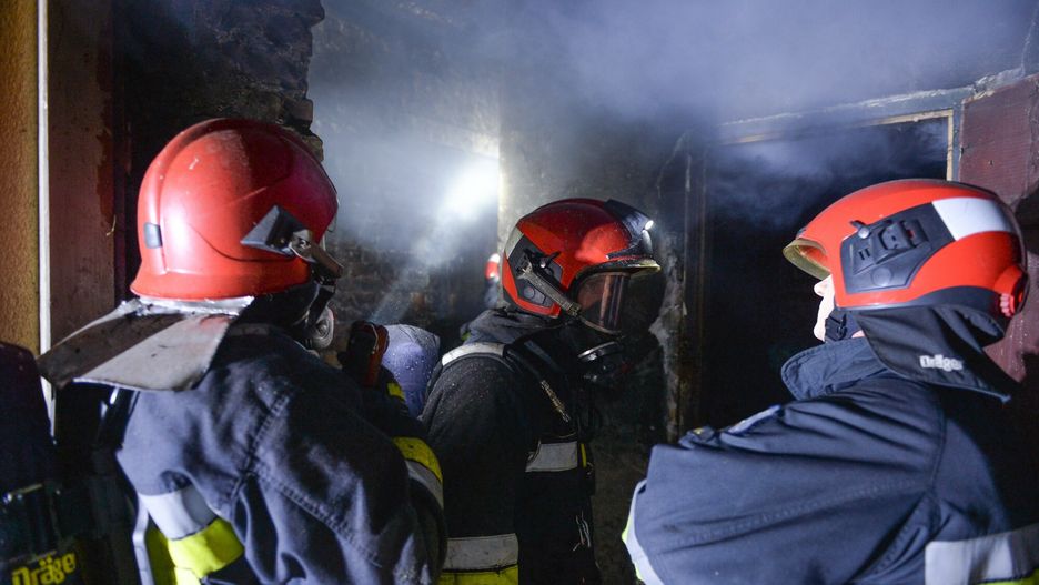 Akcja straży pożarnej w Szydłowicach (zdjęcie ilustracyjne)
