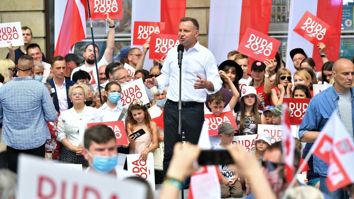 Wybory prezydenckie. Andrzej Duda na wiec poparcia