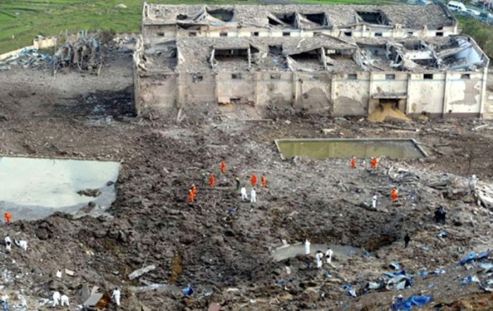Jak wygląda miasto po wybuchu 70 ton dynamitu? 9