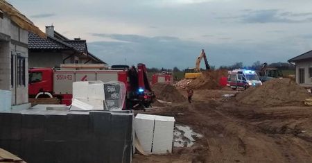 Tragedia na budowie. Nie żyje mężczyzna