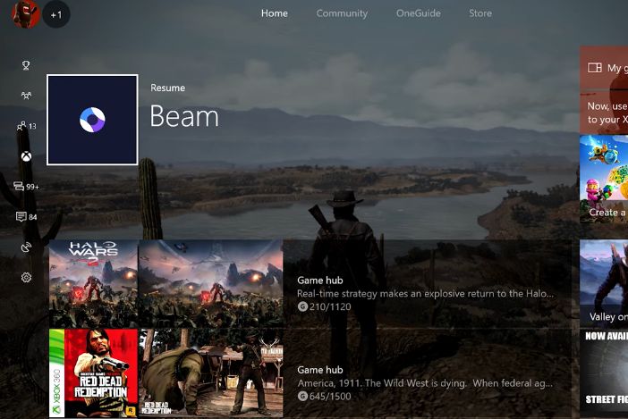 Xbox One z dużą aktualizacją: usprawniony interfejs i usługa Beam