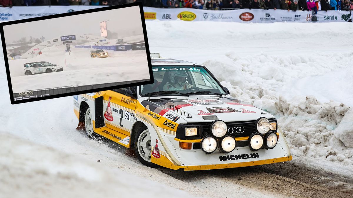 Rajdowe audi sport quattro utarło nosa ponad 1000-konnemu elektrykowi