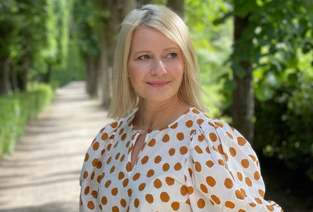Ta stylizacja Małgorzaty Kożuchowskiej robi wrażenie. Założyła sukienkę mini
