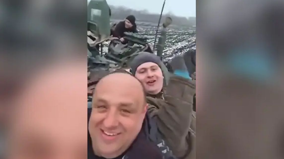 Ukraińcy przechwycili rosyjski czołg i udali się nim na przejażdżkę