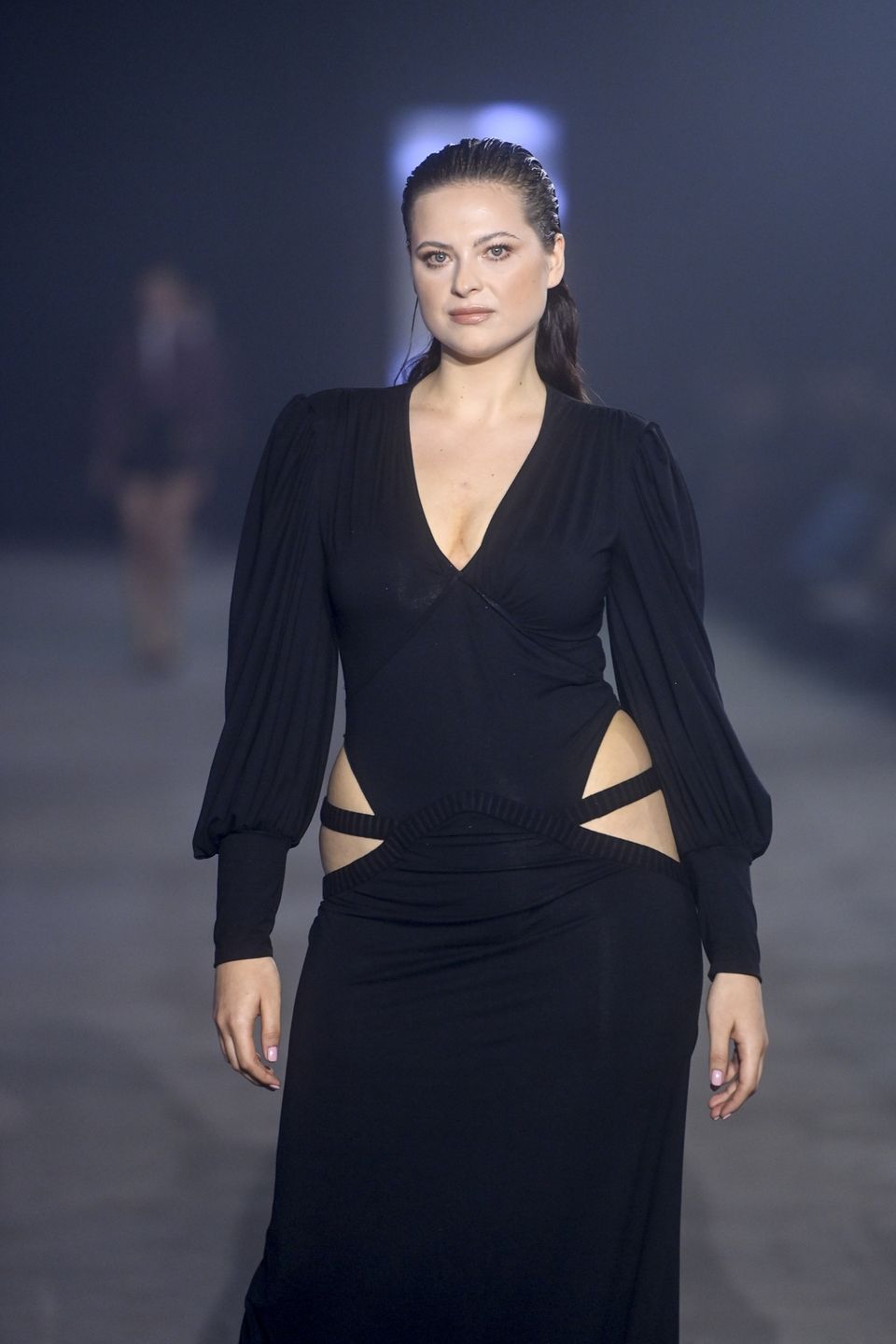 Martyna Kaczmarek na pokazie Mariusza Przybylskiego