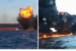 Atak na rosyjski tankowiec koło Bosforu. Jest nagranie