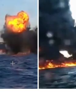 Atak na rosyjski tankowiec koło Bosforu. Jest nagranie