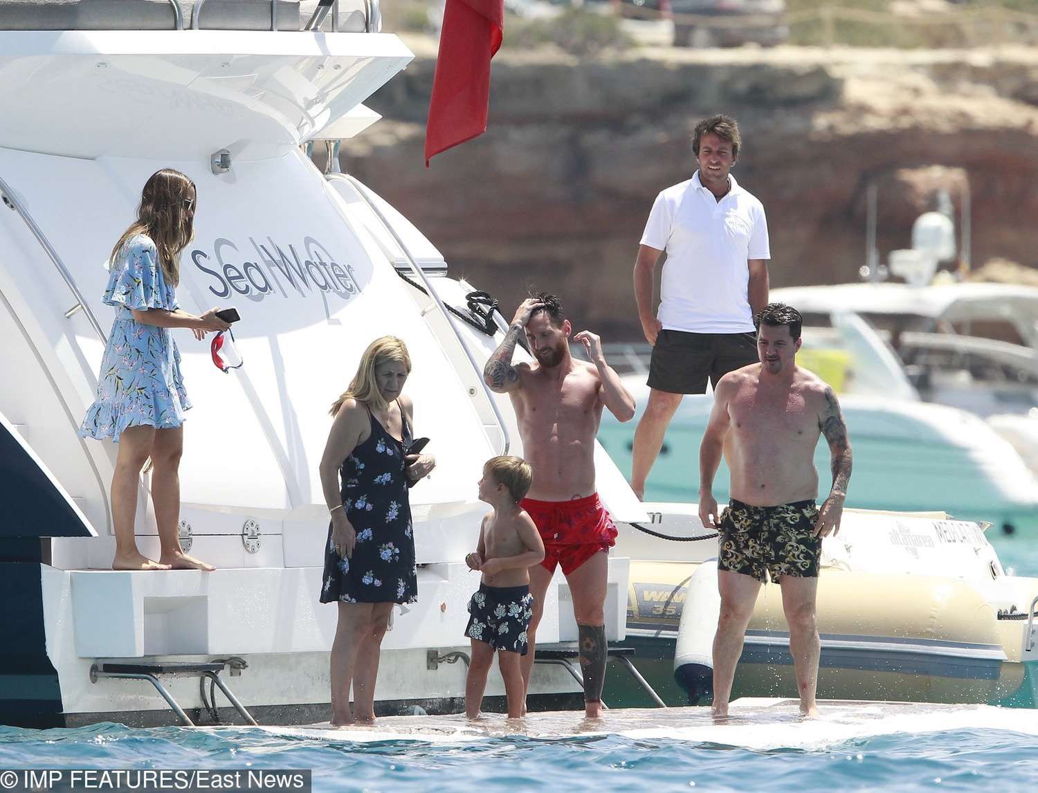 Leo Messi z rodziną na Ibizie
