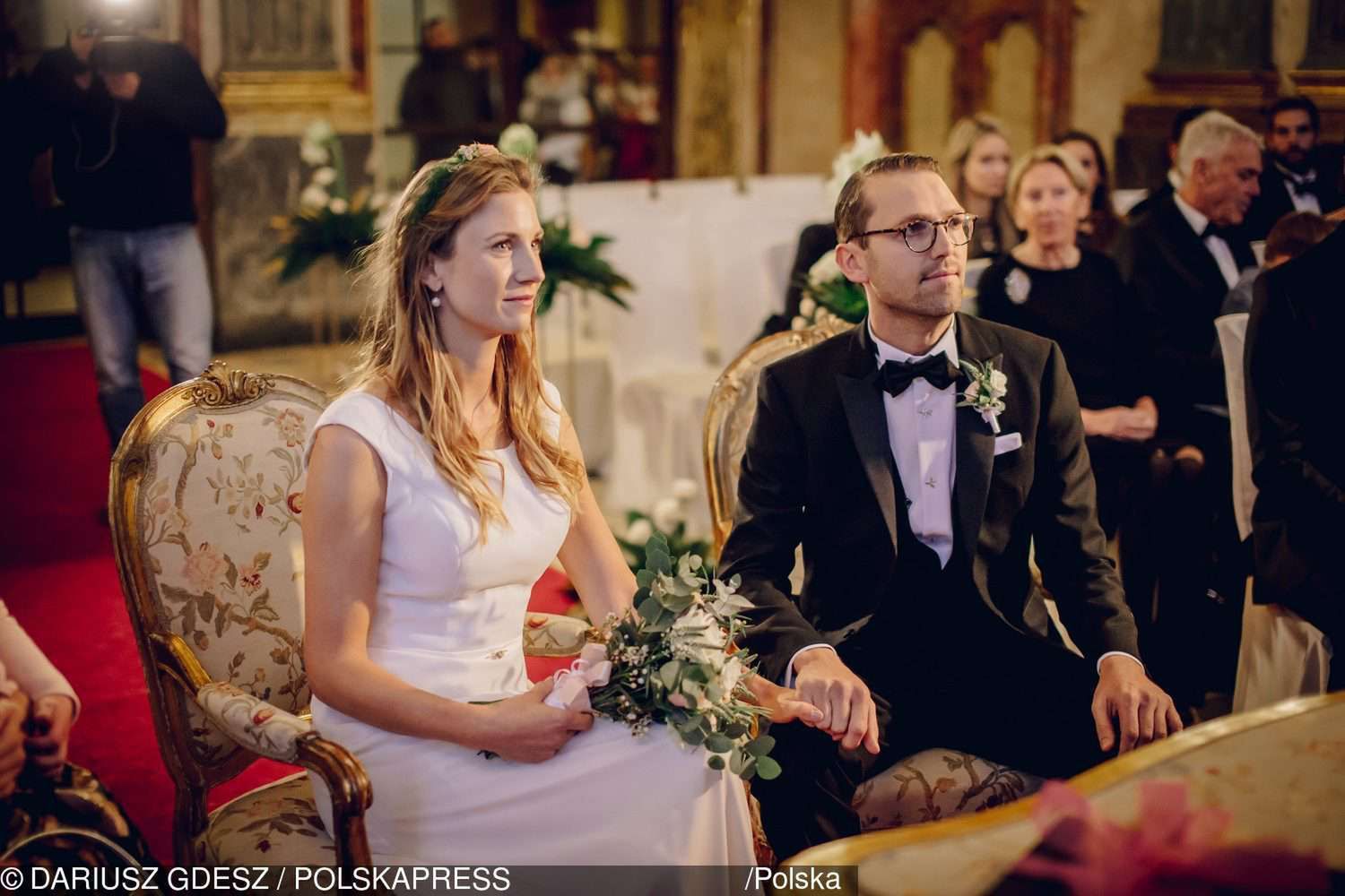 Caroline Alexandra von Hochberg i Jasper Shulz wzięli ślub na zamku Książ