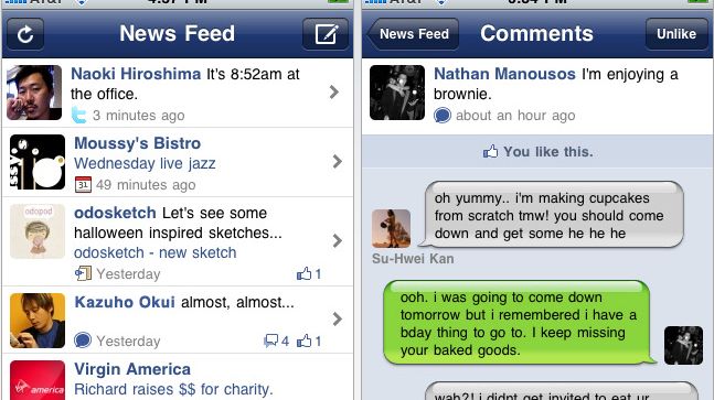 Echofon - pierwsza alternatywa dla iPhone'owego Facebooka 1